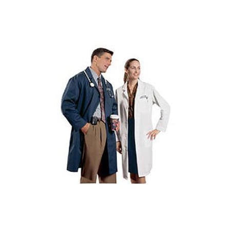 Superior Surgical Lab Coat, Unisex, Navy, S 431-S